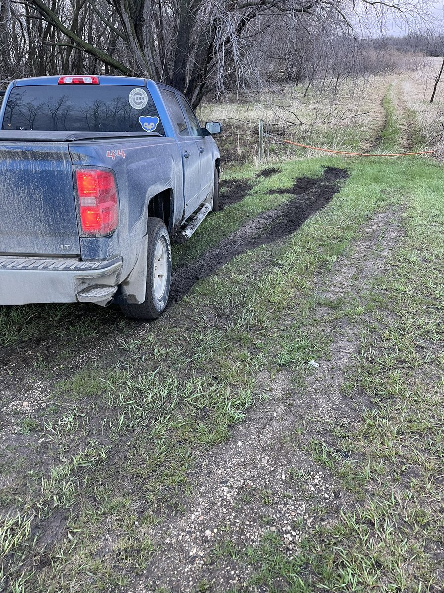 Tag soup and a muddy tug. Great way to end the days turkey hunt! 🤦‍♂️