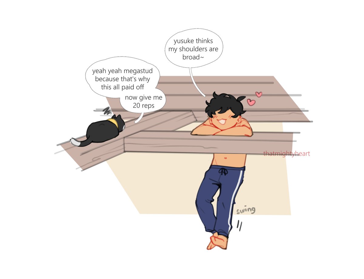thatmightyheart's tweet photo. [p5/p5r; shukita]
i remember when he said this and just thinking yusuke is so cute and also so loud and clear https://t.co/4eSsrDJRoC