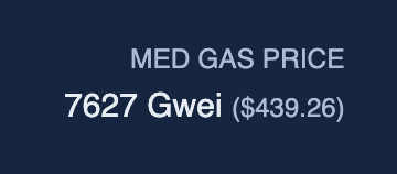 anynft's tweet photo. Smokin' deal on gas fees. https://t.co/SAAcnuOh9D