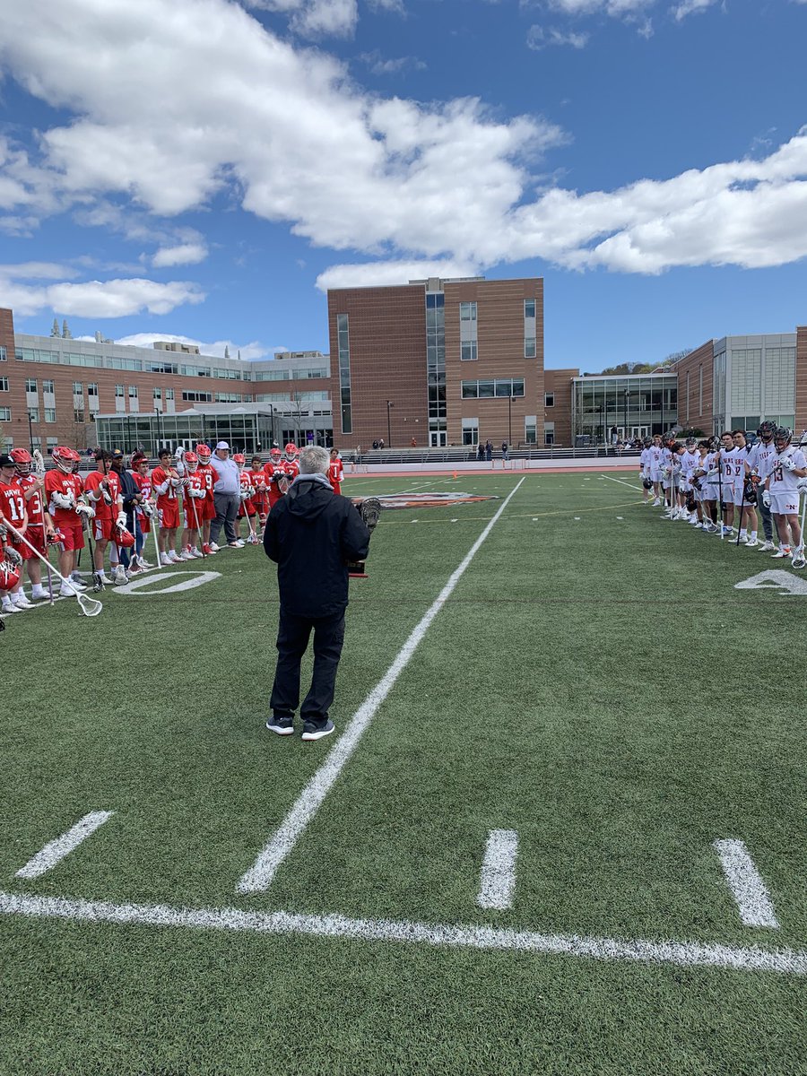 enickpfeifer's tweet photo. Proud of the boys today, came out and played like a TEAM the whole game and kept the suburban cup at home! Also amazing to have Coach Bussy come present the trophy. #legend @NNHSTigers thank you to Waltham for coming out and playing tough! https://t.co/TVBziuwwmM