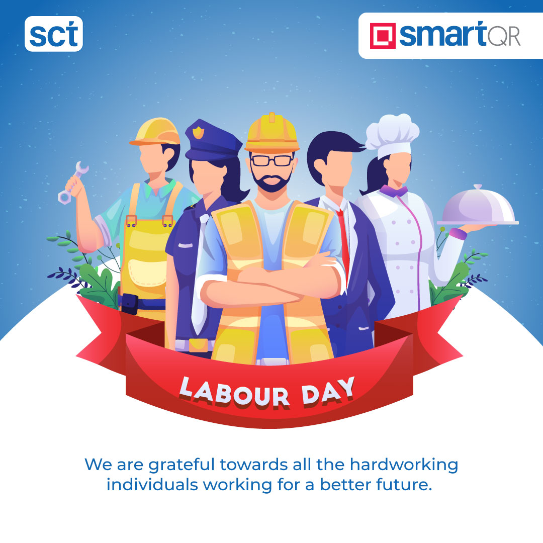 Thank you to all the individuals who work hard for everyone's better future. Happy Labour Day.

#SmartQR #MothersDay #DigitalPayment #Unified