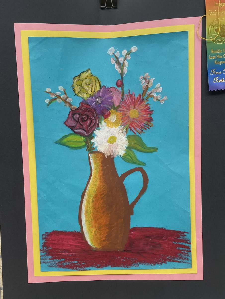 visualarts_nbe's tweet photo. Congratulations to our NBE artists that received Judges Choice Award! I couldn’t be more proud of your work!! Featured artists Kenna, Gabriella, Chirsten, and Harlem! @HumbleISD_NBE @VisualArtHumble https://t.co/pm2RgAh9lv