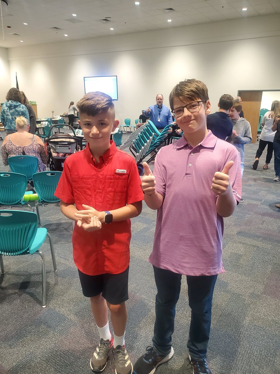 Brian Kryston (HCE) and Adin Strang (STE) represented their schools and competed in the OCS Elementary Chess Tournament. Proud to coach these two kiddos!
<a href="/stespatriots/">STESPatriots</a> <a href="/HcesG/">HCES Gators</a>