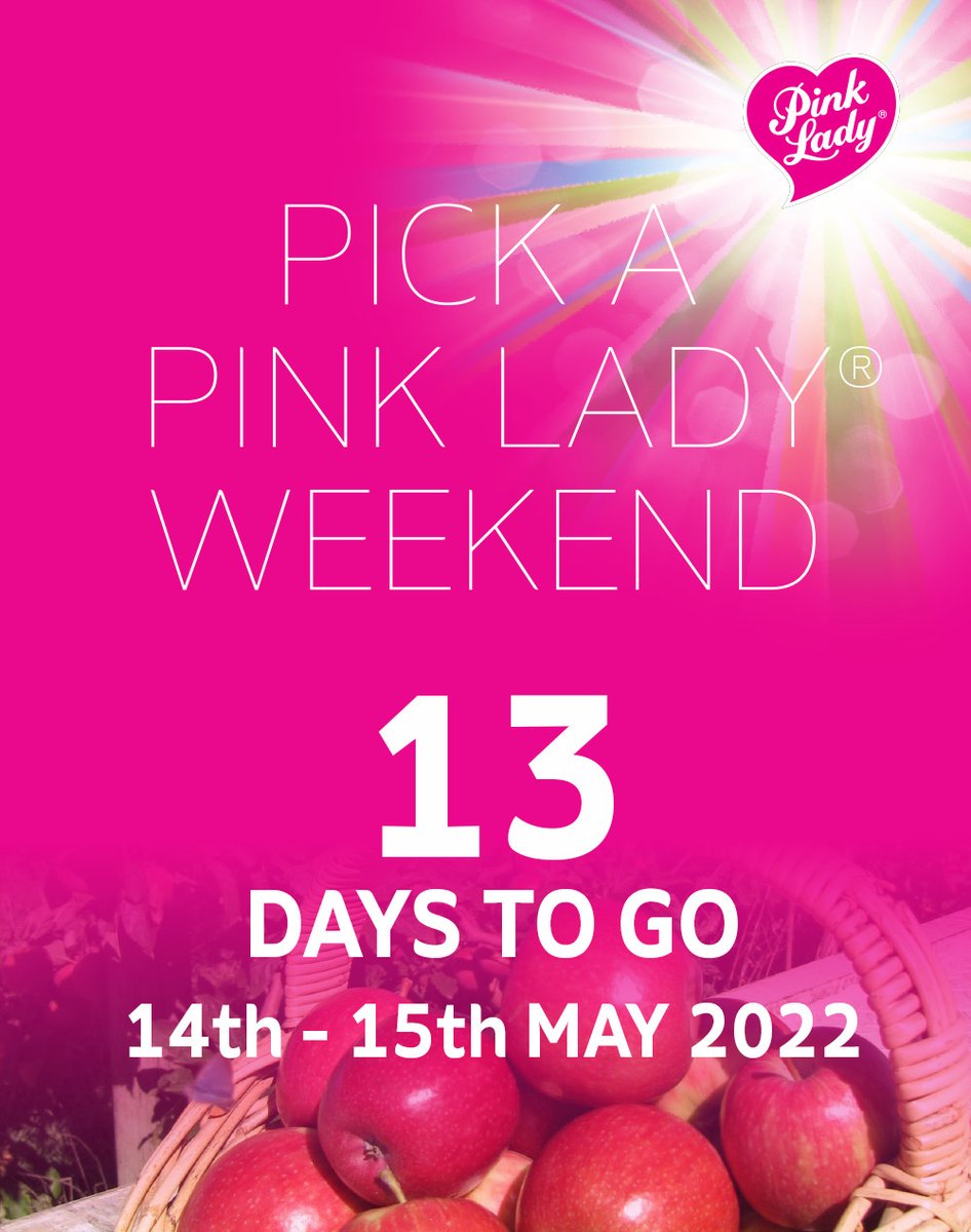 SAaplnpear's tweet photo. 13 Days until Pick a Pink Lady weekend.  

Make sure you save the 14th - 15th May 2022 weekend for an adventure for you and your family in the Adelaide Hills.

Further Details - https://t.co/j1dxWmsv3N https://t.co/Q0iF2Lu25j