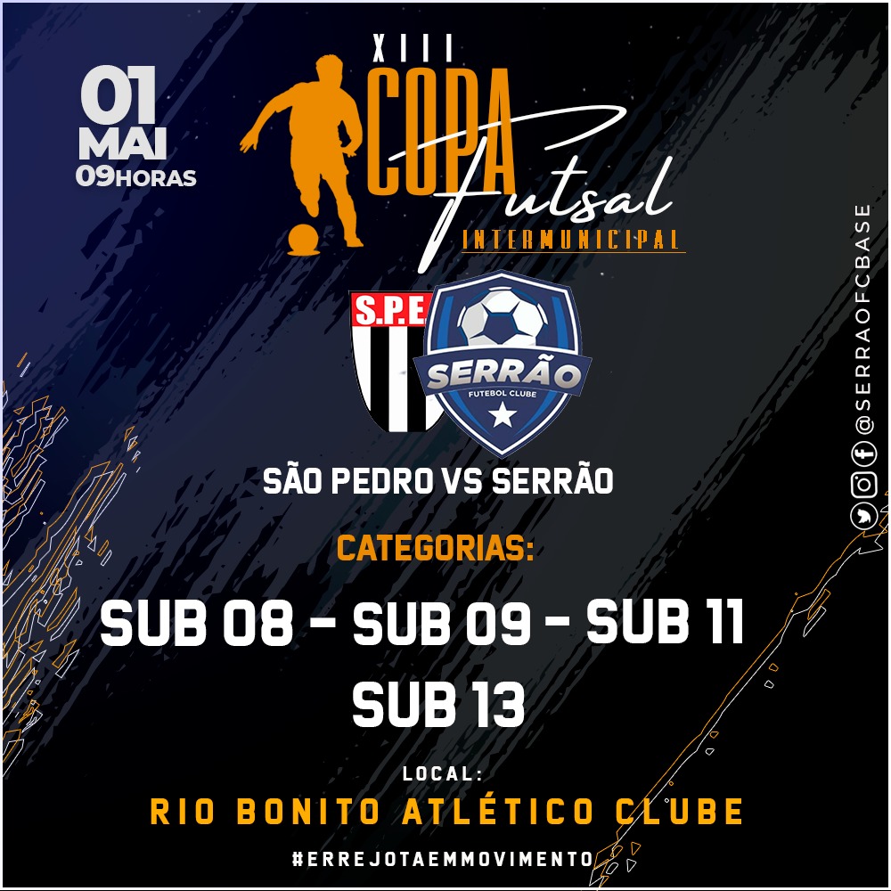 serraofcoficial's tweet photo. Amanhã será um grande dia para nossos pequeno e para todos nós do Serrão. Depois de muitos anos representando outras instituições com nosso jogadores, esse ano estreiaremos na competição representando nossa comunidade. 
Contamos com apoio de todos vocês 
#maisqueumtimeumafamilia https://t.co/cMsVh9DvX0