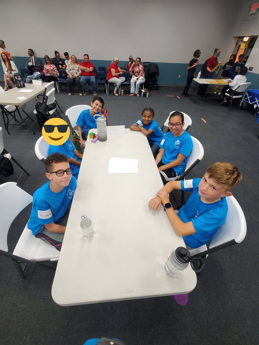 MsHolderAIG's tweet photo. SECOND PLACE TEAM! 🏆
Congratulations to our @stespatriots Math Counts Team. Great teamwork and collaboration on some very tough rounds! Proud to coach such hardworking students. They represented their school phenomenally! 🙌 https://t.co/ehLUINTPQ9