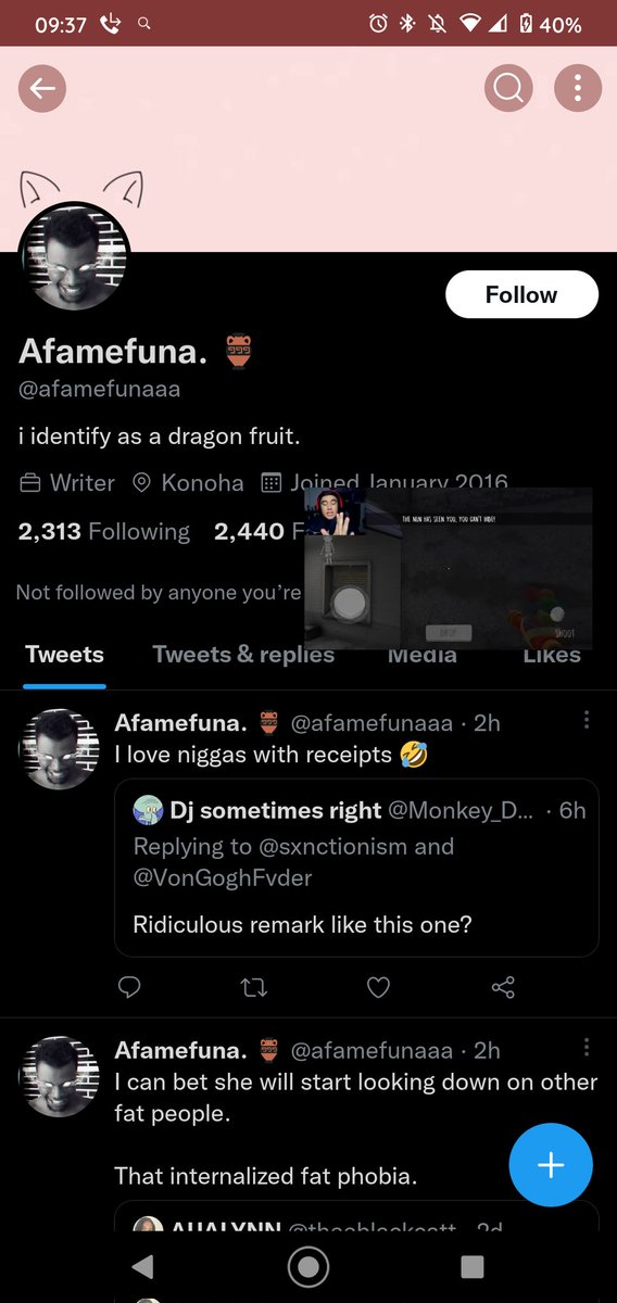 SilverNightSun's tweet photo. @afamefunaaa @ejej4000 @Cinema_subway @Aphrodisiaddic @oOMoonBabyOo @tallblkprincess @bashful_michael ah,throwing around insults now cause you can't even shoot an actual one. How about whoever this is? https://t.co/lbwBjDM5Ds