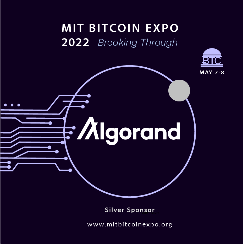 We are very happy to share that <a href="/Algorand/">Algorand</a> is supporting us for yet another year, this time as a Silver Sponsor of our annual Expo! #MITBitcoinExpo #BreakingThrough

mitbitcoinexpo.org