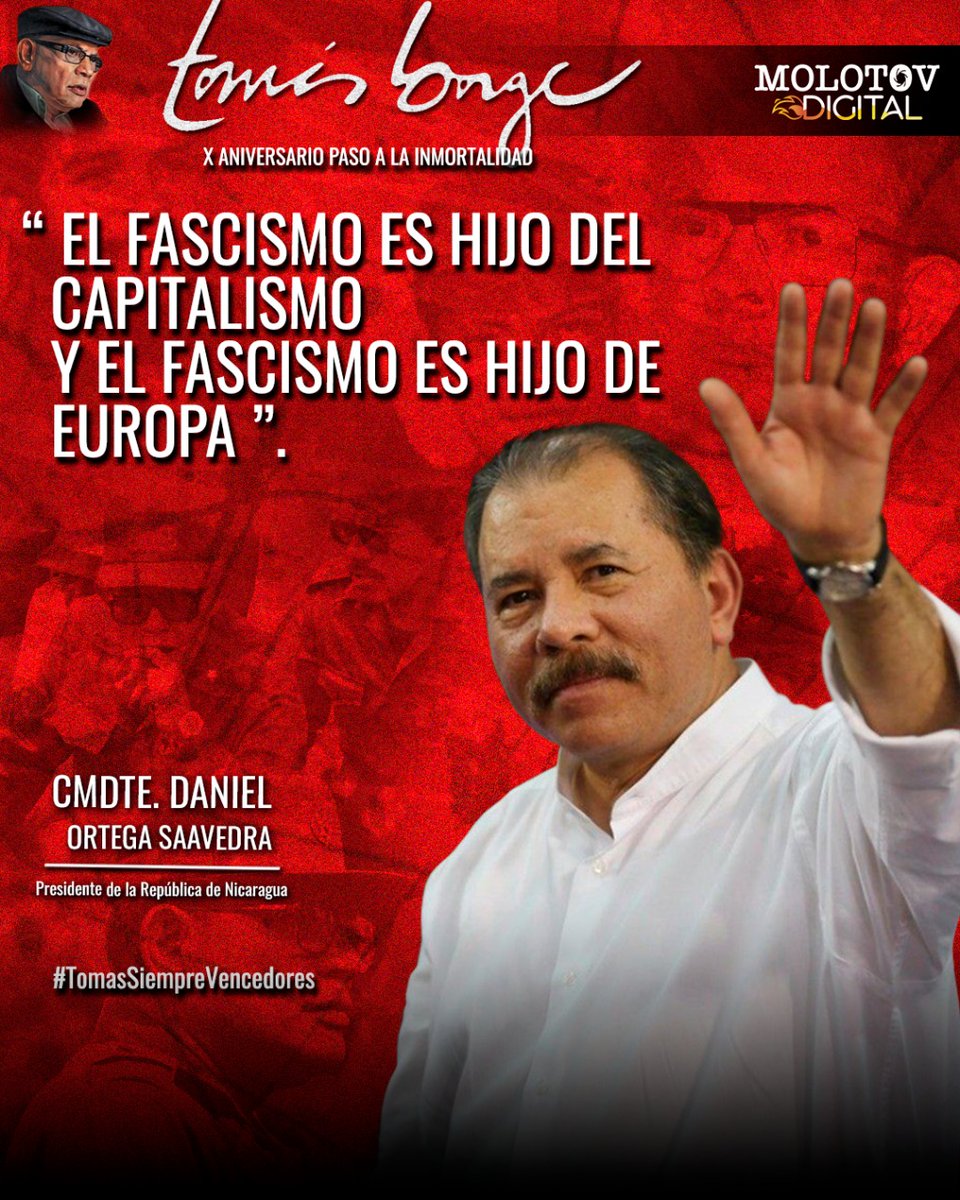 Al Fascismo no se le discute, se le destruye.

#TomasSiempreVencedores