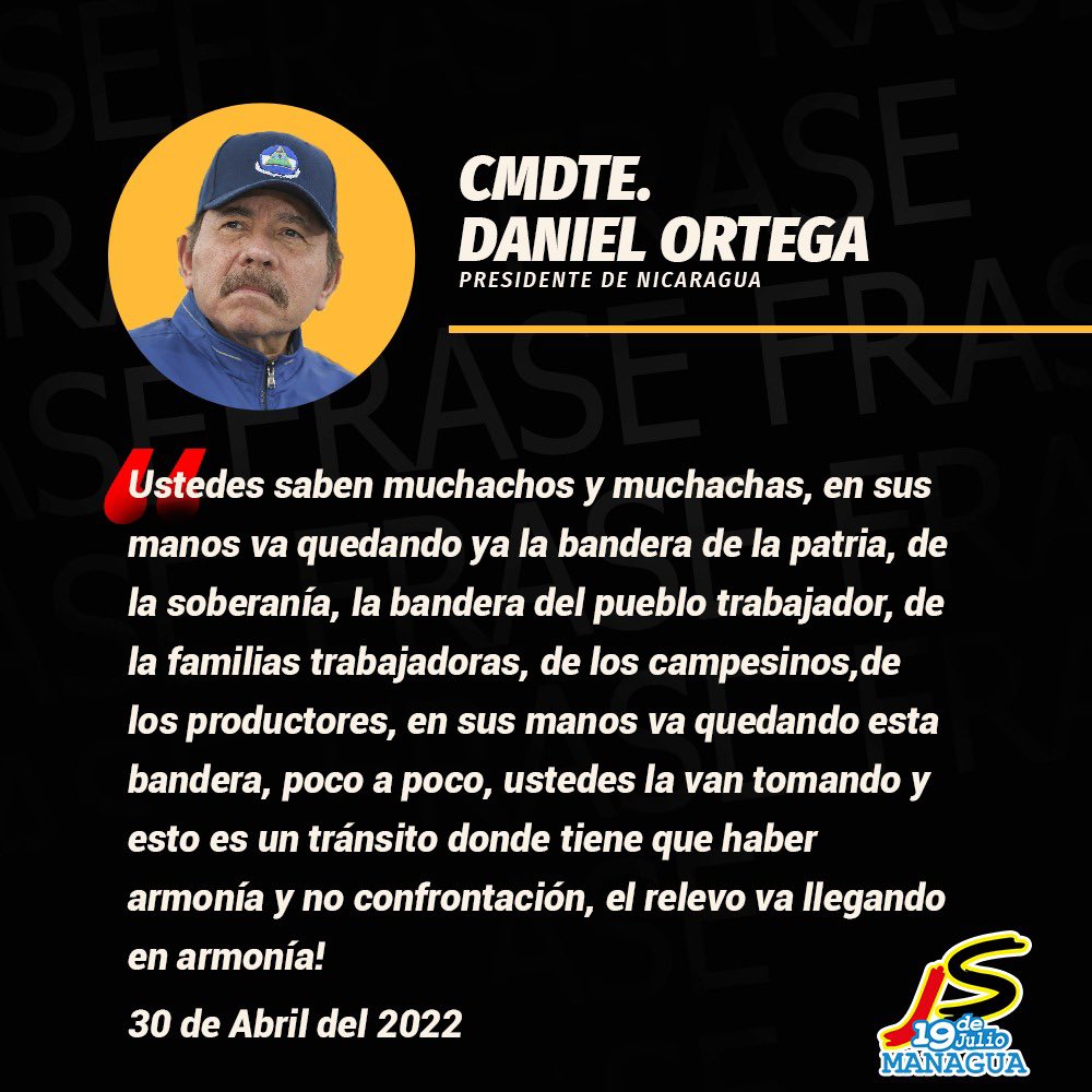 La Juventud vamos asumiendo día a día nuestra responsabilidad histórica con el FSLN!✊🏻🔴⚫️