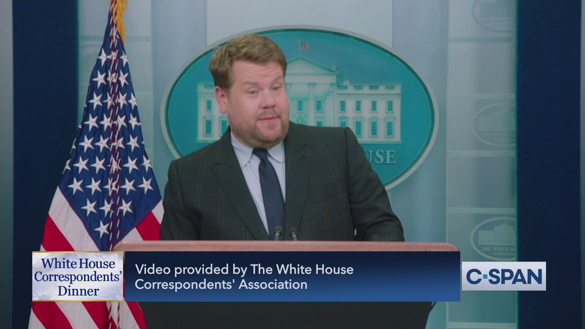 CSPAN on Twitter "White House Correspondents' Dinner James Corden