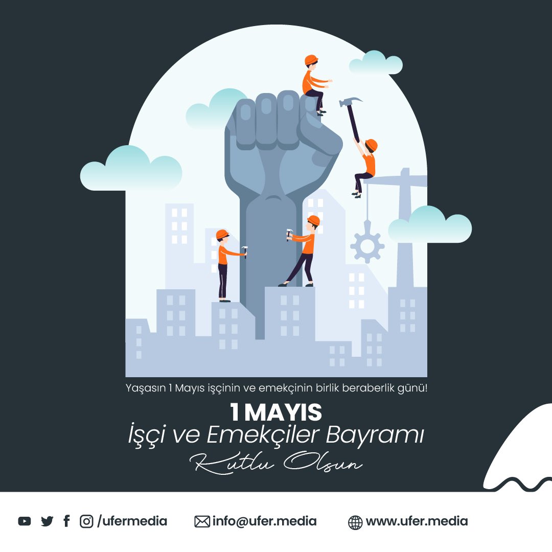 Tüm İşçi ve Emekçi Dostlarımızın, Bu Değerli Farkındalığı Desteklediğimiz Günü Kutlu Olsun 😇
.
#işçi #işçibayramı #1mayıs #1mayısişçibayramı #emek #emekçikadınlar #ufer #ufermedia