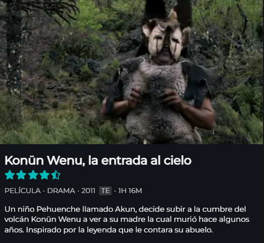 Gonzalo7movicio's tweet photo. Para nutrir el alma, preciosa película hablada en Mapudungun. Niño Pehuenche se pierde en bosques del Sur buscando a su mamá, ahí comienza aventura hacia el Konün Wenu (entrada al cielo). Valores y lecciones sobre nuestras culturas originarias. En https://t.co/trrj1Zhg5M https://t.co/f66gVjYVke