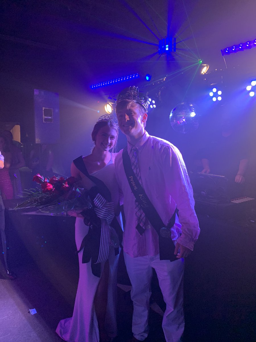 MEADECOUNTYHIGH's tweet photo. Congratations to Prom 2022 King and Queen, Chip DeVries and Kara Bewley! 

#WeAreMeade https://t.co/GVMHjgMdLn
