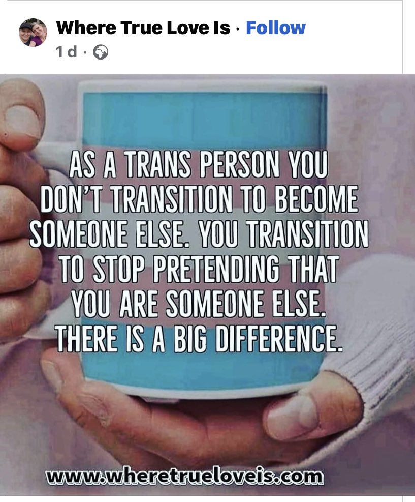 It’s worth reiterating, but this is so true. #TransPeopleAreTrans