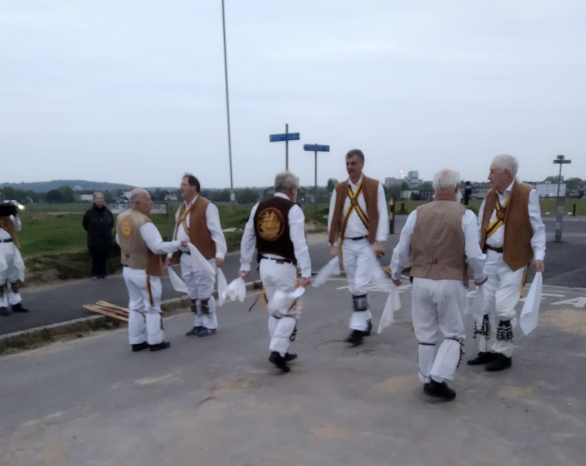 Dancing up the the sun this May Day on Blackheath, then off to Rochester