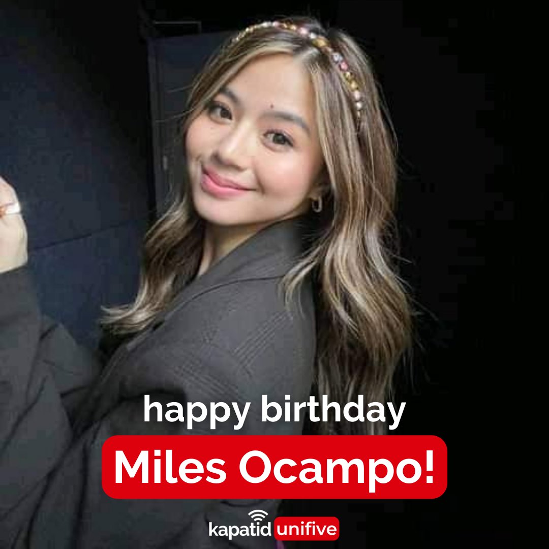 Happy birthday to our newest Dabarkads, Miles Ocampo!    