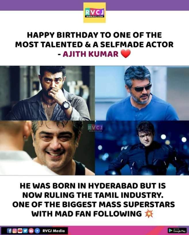 Happy Birthday Ajith Kumar!    