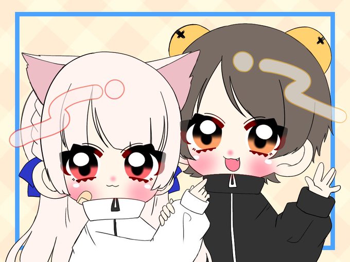 ペア画のtwitterイラスト検索結果 古い順
