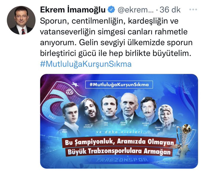 PKK'lı İBB çalışanını, kavalayı, demirtaşı, gezicilerin her birini çok iyi tanır aslında...

Ama konu Eren Bülbül, Ömer Halisdemir, Fethi Sekin vs. olunca saçmalar...

Sonuçta katranı kaynatsan olur mu şeker?