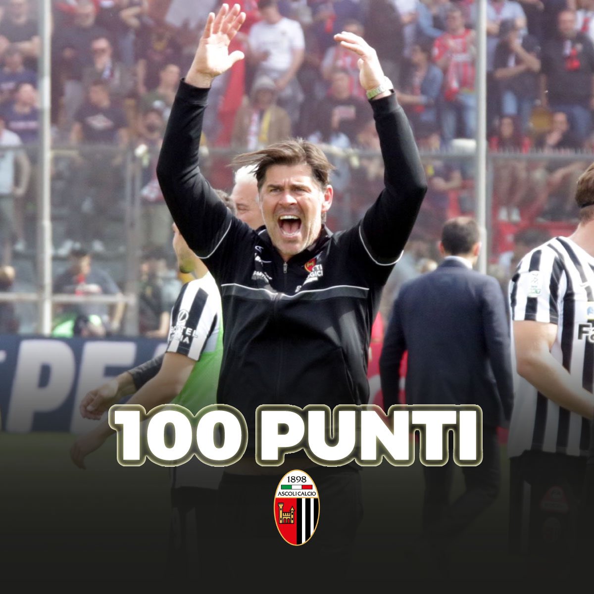 ascolicalciofc's tweet photo. Lo straordinario percorso di Mister Sottil e del suo staff: con i 3 punti ottenuti ieri allo Zini, sono 100 i punti conquistati dal tecnico da quando siede sulla panchina dell’Ascoli Calcio

#VINCEREINSIEME #AscoliCalcio https://t.co/IeXNWSCFQu
