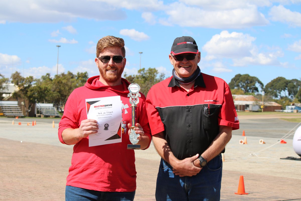 MasterDriveSA's tweet photo. Congratulations to Ferdi van Sitters, Setshaba Mashigo and Roger Julian Biermann for reaching the top three spots of yesterday's nail-biting Auto-Gymkhana!
#AutoGymkhana #MasterDrive #PrecisionDriving #AdvancedDriving #Roadsafety #ArriveAlive #MasterDriveHiPerformance https://t.co/sNZgVX5fvL