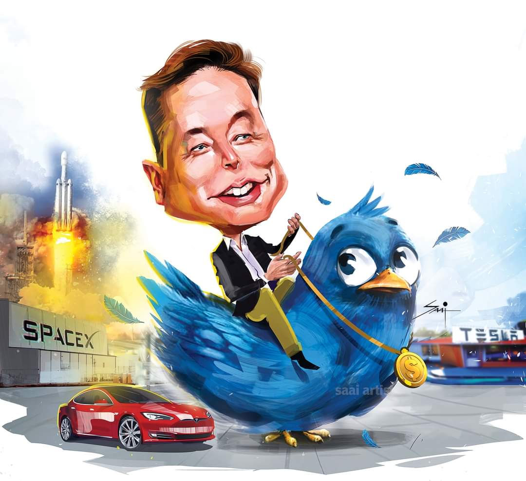 SaaiArtist's tweet photo. Elon Musk Caricature✍️
@elonmusk

#elonmusk #TWITTER #caricature https://t.co/9vuqDY5apT