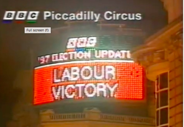 #OTD 1997. Election. Landslide. Labour win 418 seats giving Tony Blair a majority of 179. In their worst election defeat since 1906, the Conservatives retain just 165 MPs, with their smallest share of the vote since 1832. Thread on the end of the Conservative Era 👇