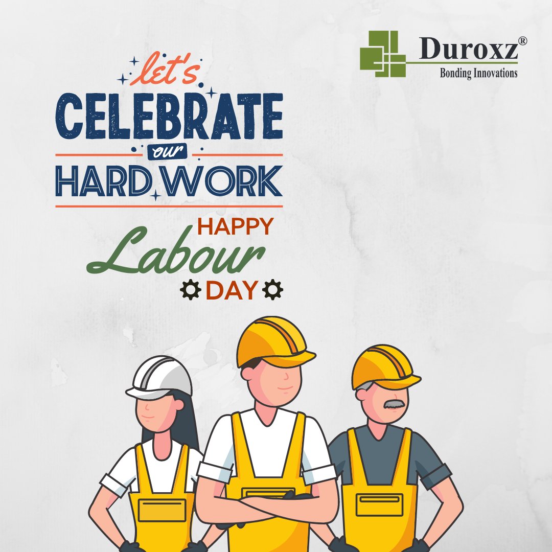 Let's. Celebrate their Hard Work 
Happy Labour Day
Visit our website duroxz.com
.
.
#duroxz #Happylabourday #respectlabours #flooring #flooringsolutions #tilingadhesive #nonskid #tilingsolution #tilesolution #constructionsolution