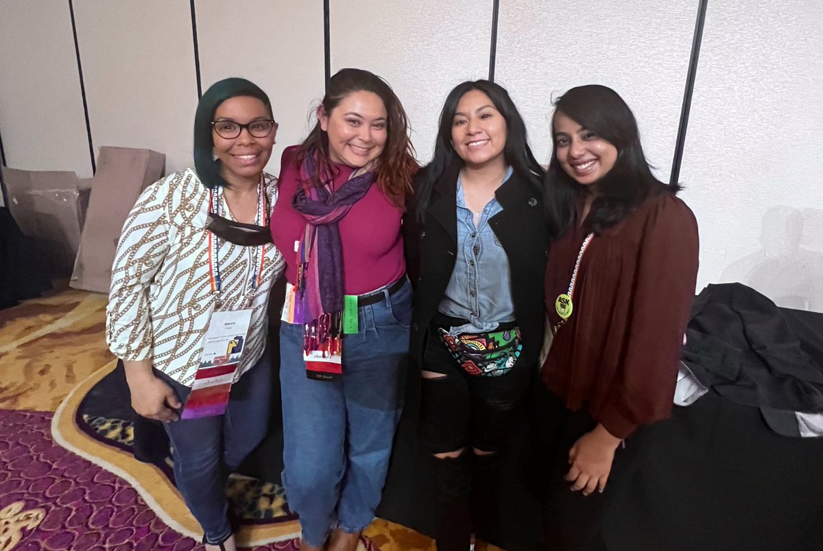 pyladies's tweet photo. @Nihaaarika @dennyperez18 @pydebb & Carlita! Huge thank you to our volunteers for the #PyLadiesAuction! #PyConUS2022 https://t.co/Yl9YWpiQtO
