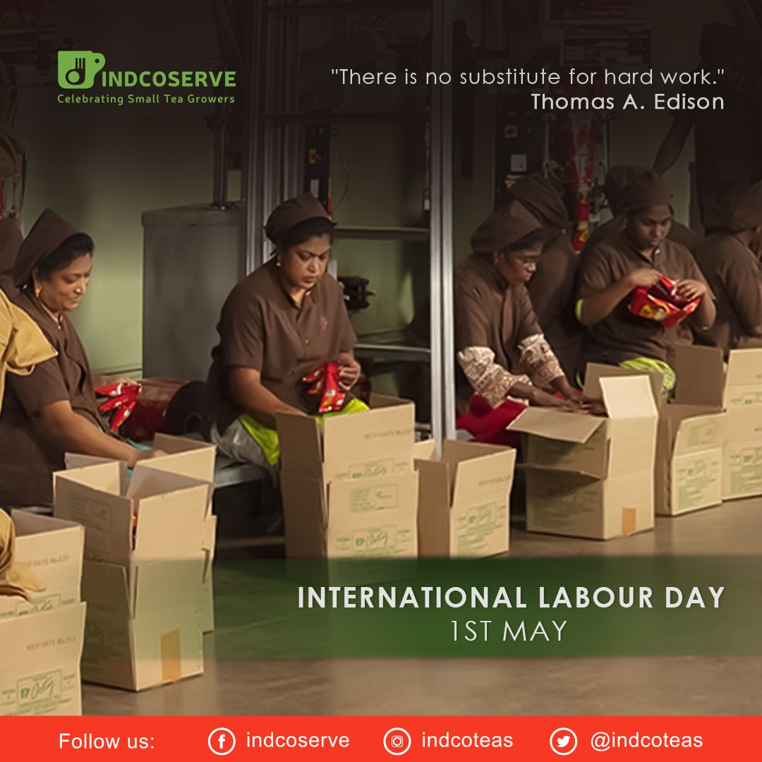 A big shout-out to all the working class individuals who've toiled their way through the pandemic. We, at Indcoserve, are proud of our tea growers who've been so dedicated to their work.

Indcoserve wishes you a Happy International Labour Day!

#mayday #teagrowers #indcoserve