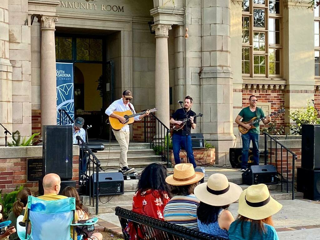 OMBBMusic's tweet photo. Thanks to all for joining us - good stuff at South Pasadena Eclectic Music Festival! @sopaseclectic @southpasadenalibrary #ombbmusic #sopaseclectic #liveinpasadena https://t.co/l8VPLrg4NX https://t.co/Vp154IzmEK