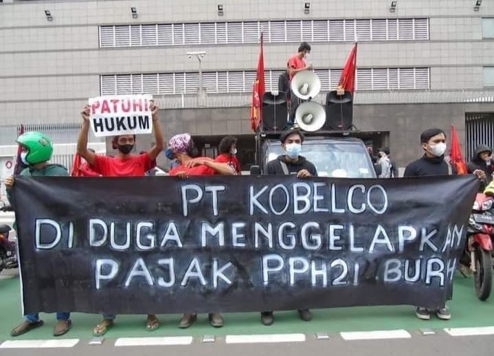 Bamst53tya's tweet photo. Diduga ada penggelapan pph21 buruh oleh PT Daya Kobelco CMI, salah satu buruhnya sudah lapor ke kepolisian #Kobelco_Ingat_MALARI_1974 https://t.co/Hgw9RwdW6p