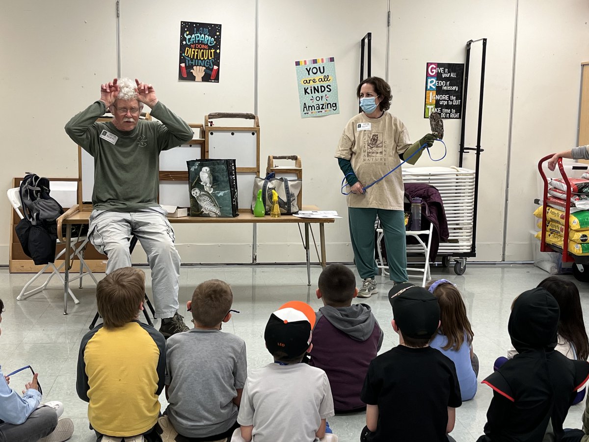 ccsd21poe's tweet photo. The first graders at Poe enjoyed their visit from Stillman Nature Center last week. 🦉🐦
#21learns #silverlinings #look4thegood https://t.co/idQKdYT9hU