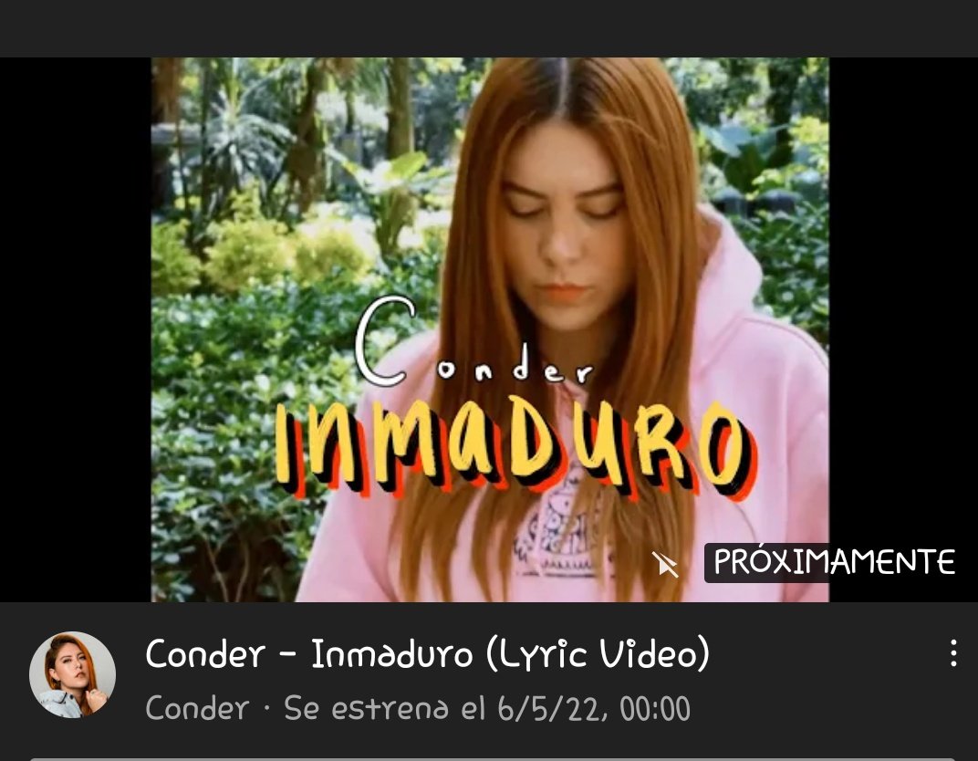 mimi_meneses's tweet photo. #PreSave #preguardar #estreno #Inmaduro @Soy_Conder #Conder 

⬇️⬇️⬇️🎶6 Mayo🎵⬇️⬇️⬇️⬇️
#Spotify
https://t.co/zN8Q5O4myl

#IG ⬇️
https://t.co/rwWUxgYwh3 

ESTRENO #YouTube INMADURO
https://t.co/2ghoRYsAtC https://t.co/CwAde4nxCE