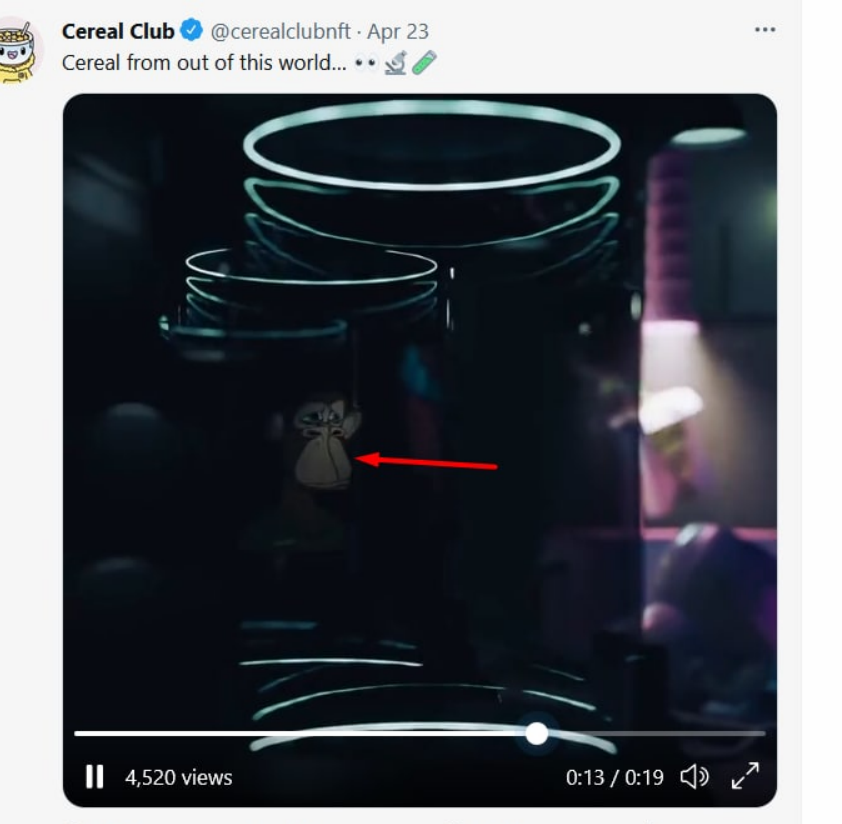 crypt0bank's tweet photo. Come on $CEREAL! What gives???? @cerealclubnft @BoredApeYC #BoredApeYC #nft #nfts #nonfungibletokens #p2e #proofofgameplay https://t.co/imPcD7pRze