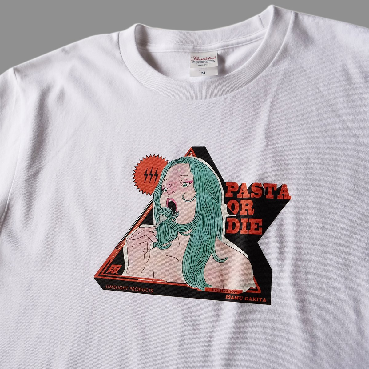 amahisa's tweet photo. いま一番かっこいい絵を描くイラストレーター、我喜屋位瑳務の書き下ろしTシャツは２色展開です。
https://t.co/07k2x9Jeik https://t.co/PUPMfYtmsm