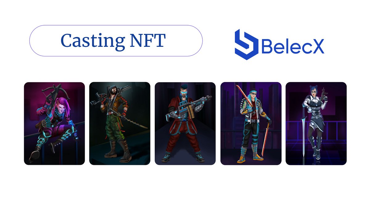 BelecXToken's tweet photo. Only 5 #NFTs farms can be mined to obtain $BEX tokens 🚀🚀
What are the names of these 5 NFTs?

-BelecHelm 😎
-BelecFury 🤬
-BelecStriker ☠️
-BelecThorn 🥳
-BelecBlade 😼

Are you ready to farm #NFTs?
Casting #NFT 🔜🔜
https://t.co/UCpeKrjtG6
#NFTCommumity #NFTdrop #nftsale #BSC https://t.co/rxzdDwiLG5