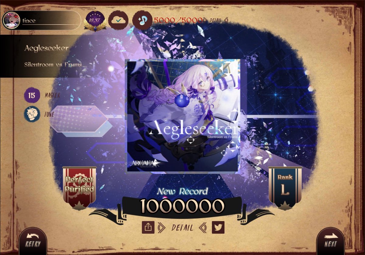 MusicgamesTiace's tweet photo. #LanotaGame #Lanota 
演出前まで初めて通ったとこなんですけどwwwwww待ってwwwwww
AegleSeeker 初フル通り越してPP！！！ https://t.co/KksOhYE7i8
