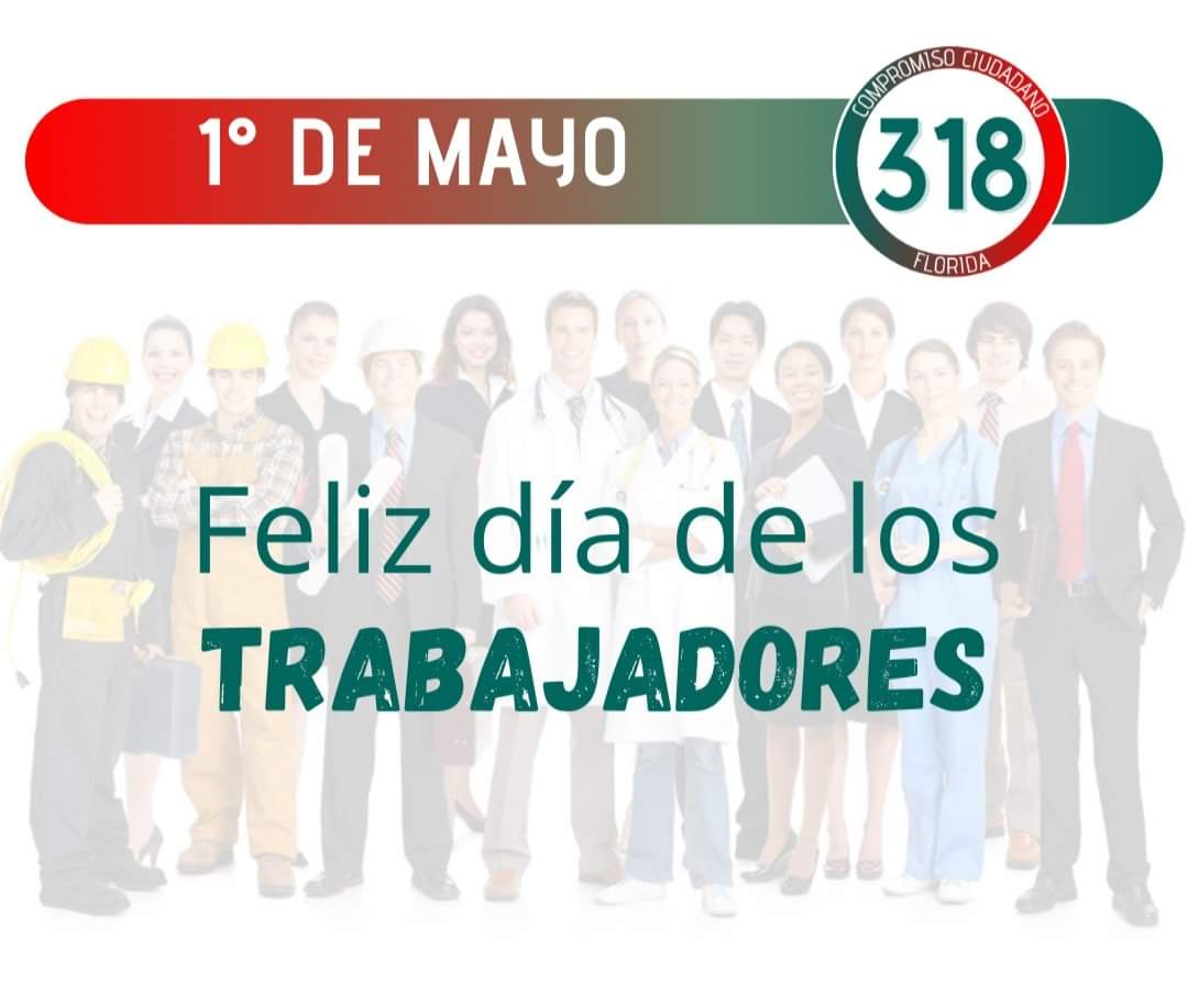 CompromisoFlori's tweet photo. 1° de Mayo, Día de los Trabajadores/as.

Hoy es un día para reivindicar los reclamos de la clase obrera, también para celebrar nuestro aporte constante en la construcción de nuestra nación. https://t.co/6i4zNGBvdU