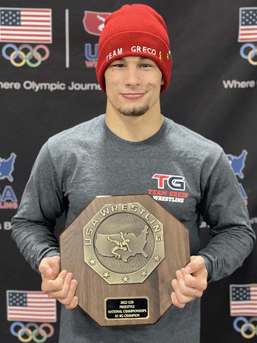 SemWrestling's tweet photo. UWW junior Us Open freestyle:
Jack Darrrah 8th place
Nic Bouzakis Us Open Champ(Nic will sit out until the finals of the Junior trials in June)
Congratsย
#Semstronger https://t.co/7HQtQypBro