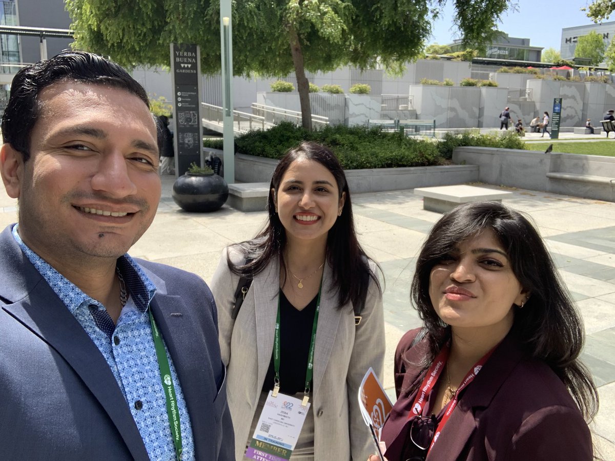 ZHashmath's tweet photo. What an experience at #HRS2022! Amazing talks on cardiac anatomy, #LBpacing, #Micra, #WomenInEP, some surreal interactions with pioneers in the field and much more!! https://t.co/MZBR5qbe2L