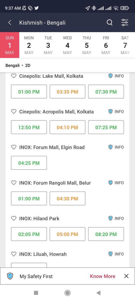 isuradutta's tweet photo. Star, Rupmandir already Housefull
Cc2,southcity,star mall,hiland park,cinepolis,rangoli mall,star mall,ajanta,navina filling fast... 
Happy ☀day, no no its happy #Kishmish day.
@idevadhikari @RukminiMaitra @DEV_PvtLtd @RahoolOfficial @nilayanofficial https://t.co/RYKgysrKbL