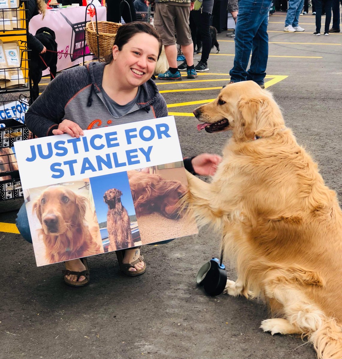 justice4stanley's tweet photo. Ironically a dog park opened up in Star, ID today feet away from where Stanley’s life was taken. Animal advocates attended to be a voice for Stanley &amp; for all animals, spreading the word to MAKE ANIMAL ABUSE A FELONY IN IDAHO IN EXTREME CASES AGAINST PETS https://t.co/1NmwlpHn3t https://t.co/IOCSHQEbVU