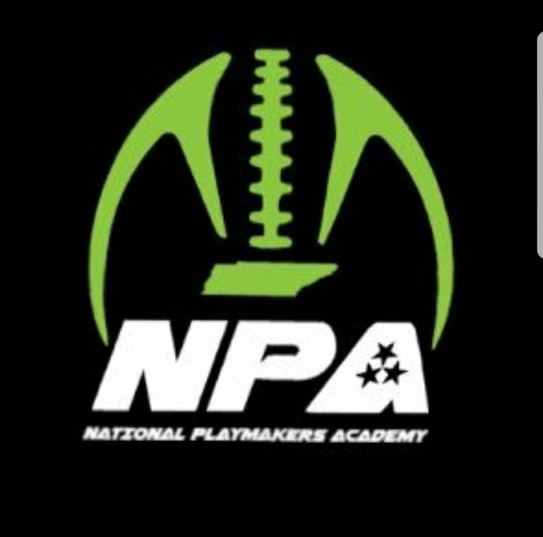 NatlPlaymkrsAca's tweet photo. Tell the fugazzi We The BEST. When you see the NPA shield, know it's real. #WeOwnTheState @NCEC_Recruiting @BallHawkU @LeverageLineman @SaintsNashville @grimesreginald @mannie4jje @strengthcoach34 @LoyaltyPerform @ONEWAYINC1 @beyond_grind @wolfpack7on7 @scoop1914 @CSmithScout https://t.co/HAJuVONLm3