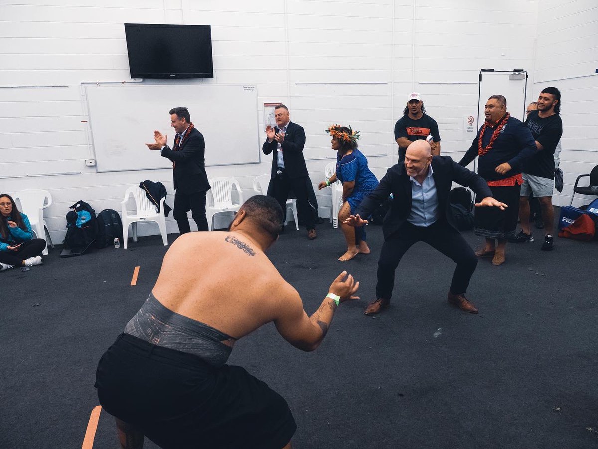 MelbourneRebels's tweet photo. A special moment. 

We were honoured to come together for a thanksgiving &amp; to thank Sekope Kepu &amp; Christian Leali’ifano for their contributions to the Victorian community as Pasifika athletes &amp; role models for the younger generation.

This is what it’s all about. This is rugby. https://t.co/Ne8eY5IXYo