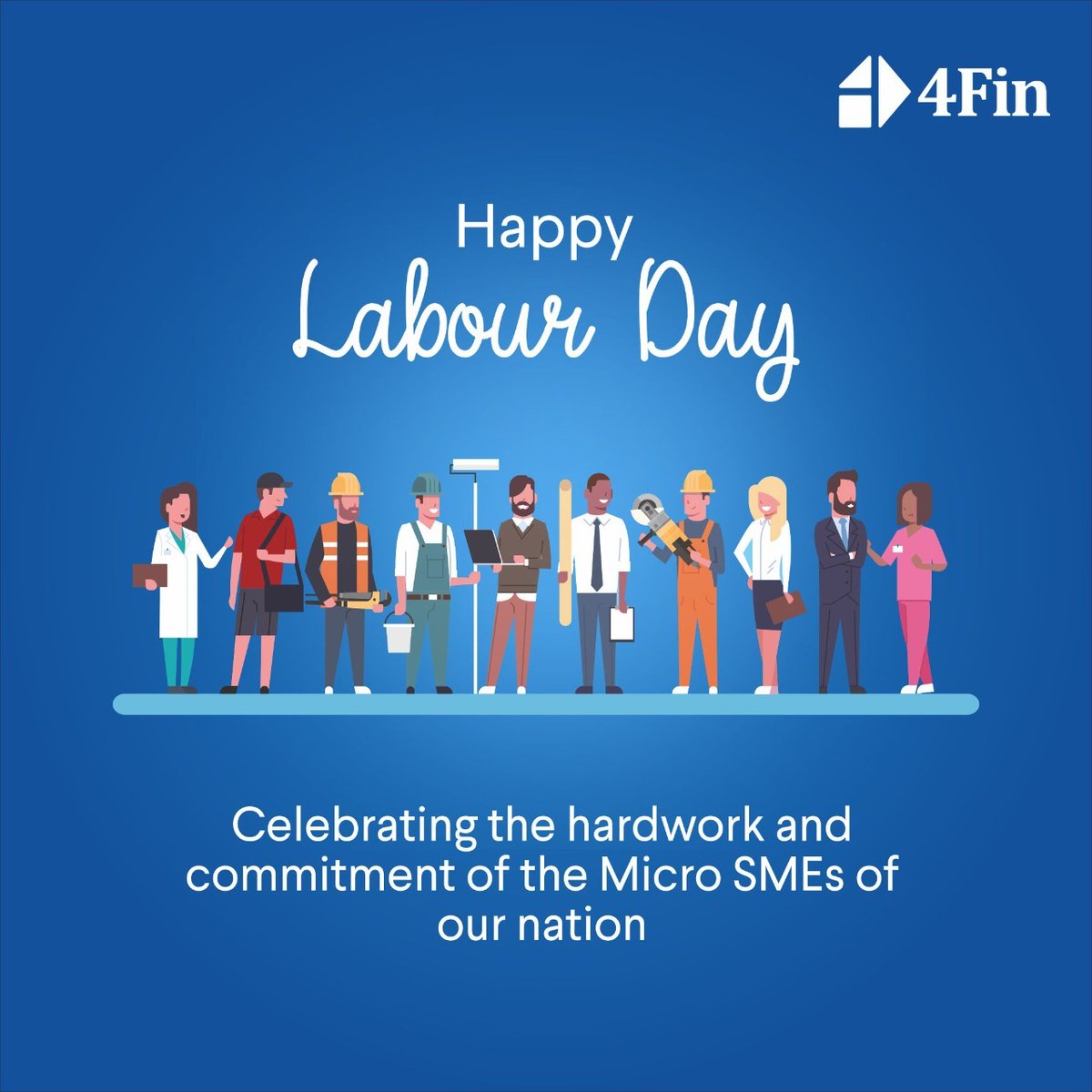 4Fin_India's tweet photo. Team 4Fin applauds the intense devotion to hard work by our Micro SMEs
Happy International Labour Day
.
.
#labourday #labourday2022 #4Fin #MicroSME #fintech #empoweringsmartbharat #4Finfinance #fintechlending #smartbharat #fintech #microenterprises #MSMEs https://t.co/InqFC6VIMO