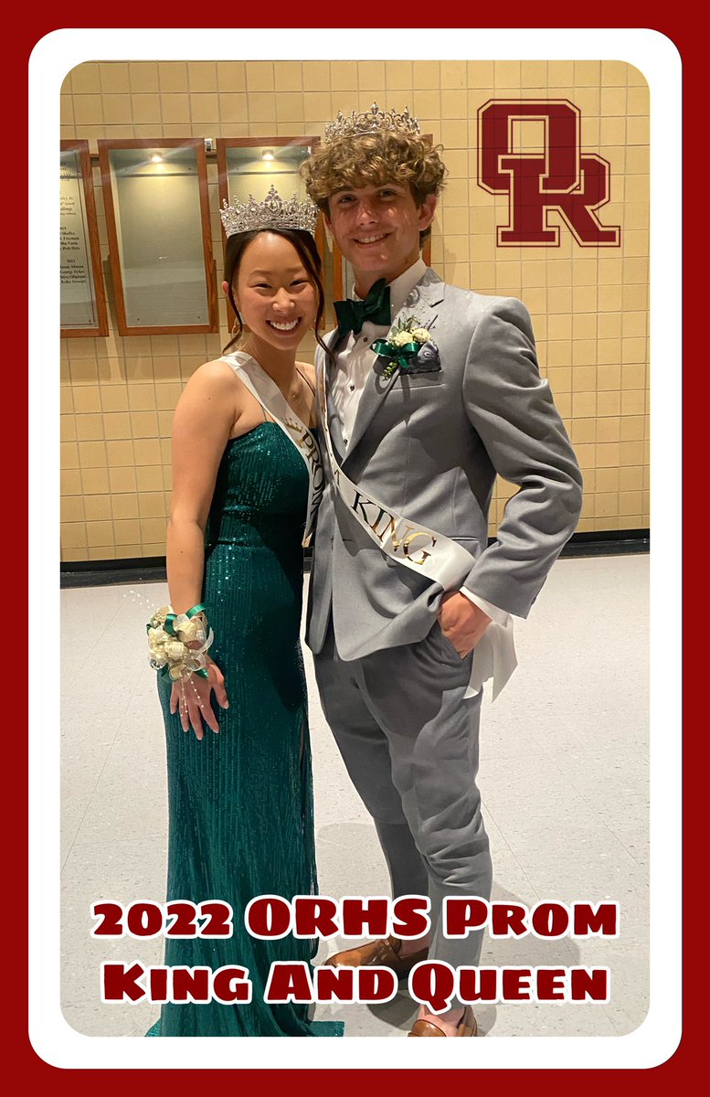 Congratulations to our 2022 <a href="/ORHS_Wildcats/">Oak Ridge HS</a> Prom King and Queen! I enjoyed watching our students dance and have a good time. They looked good too! #Classof2022