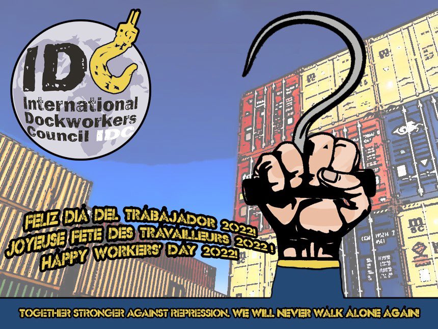 #MayDay2022 
#dockworkers
#dockers
#portworkers
#unionpower