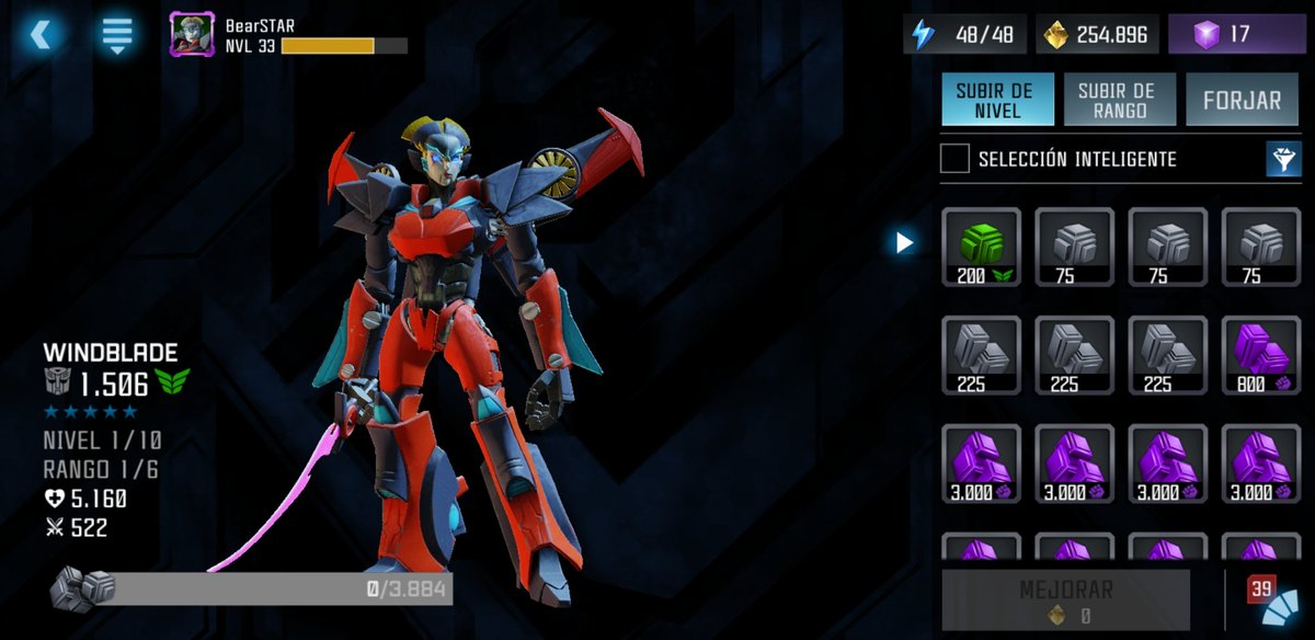 RenbearSTAR's tweet image. Mi primer 5 estrellas!!!😍

#transformers #windblade #transformersgaming #transformerscombatientes